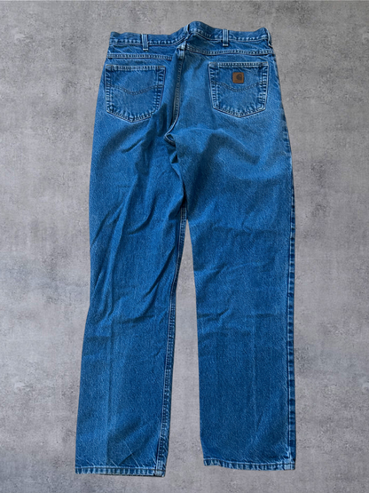 40x36 Carhartt Relaxed Light Blue Fit Jeans
