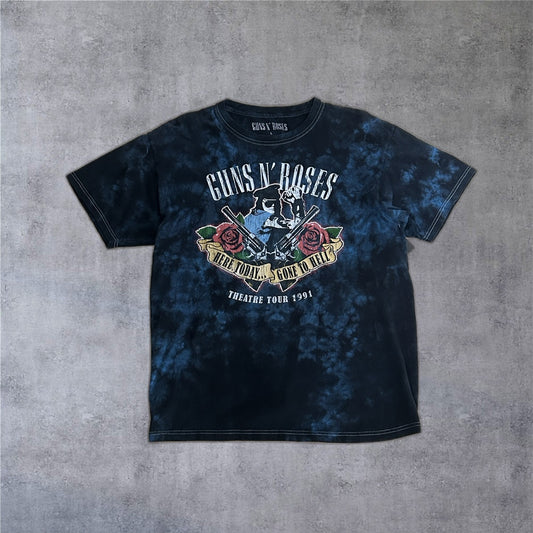 L Guns & Roses Tie Dye T-Shirt